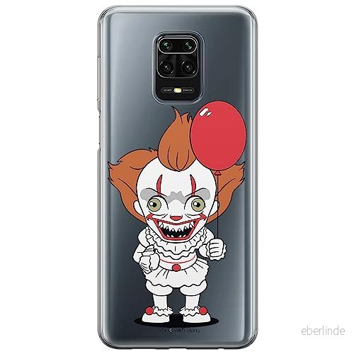 ERT GROUP mobiltelefonfodral för Xiaomi REDMI NOTE 9 PRO/ 9S originalt och officiellt licensierat Horror mönster It 006 optimalt anpassad till formen på mobiltelefonen, gedeeltelijk transparant 5905131957900