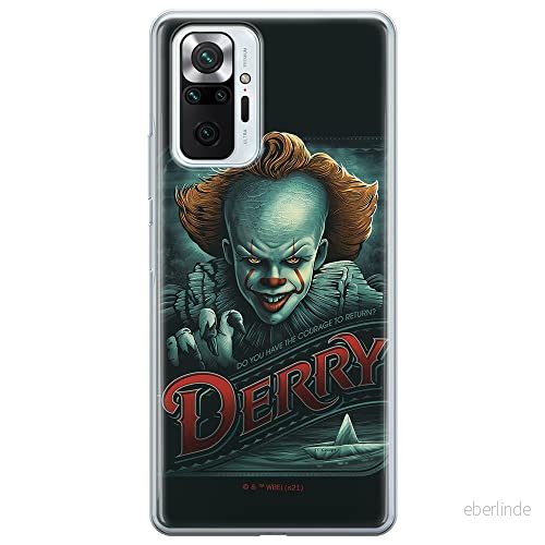 ERT GROUP mobiltelefonfodral för Xiaomi REDMI NOTE 10 PRO originalt och officiellt licensierat Horror mönster It 021 optimalt anpassad till formen på mobiltelefonen, fodral tillverkad av TPU plast 5905511002473