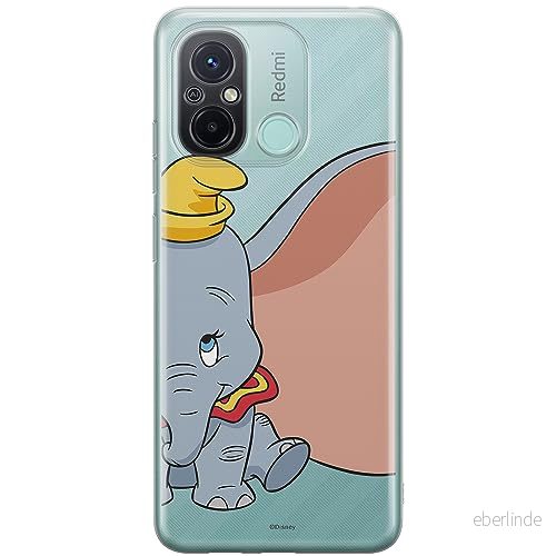 ERT GROUP mobiltelefonfodral för Xiaomi REDMI 12C/ 11A originalt och officiellt licensierat Disney mönster Dumbo 007 optimalt anpassad till formen på mobiltelefonen, gedeeltelijk transparant 5905511837761