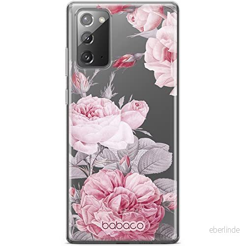 ERT GROUP mobiltelefonfodral för Samsung GALAXY NOTE 20 originalt och officiellt licensierat Babaco mönster Flowers 050 optimalt anpassad till formen på mobiltelefonen, gedeeltelijk transparant 5905131347558