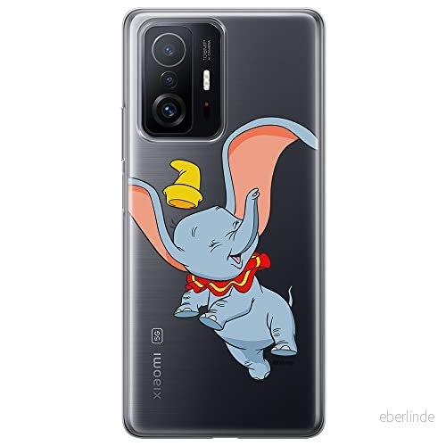 ERT GROUP mobiltelefonfodral för Xiaomi 11T 5G / PRO originalt och officiellt licensierat Disney mönster Dumbo 015 optimalt anpassad till formen på mobiltelefonen, gedeeltelijk transparant 5905131184177