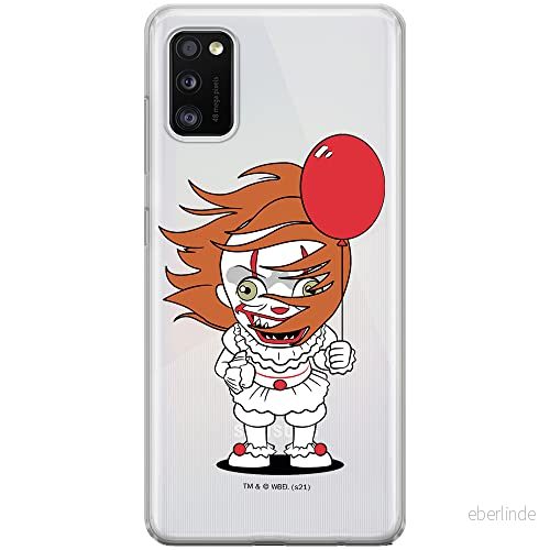 ERT GROUP mobiltelefonfodral för Samsung A41 originalt och officiellt licensierat Horror mönster It 005 optimalt anpassad till formen på mobiltelefonen, gedeeltelijk transparant 5905131955258