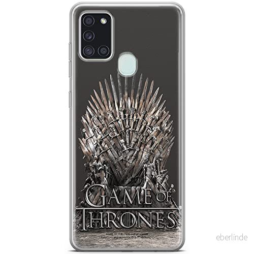 ERT GROUP mobiltelefonfodral för Samsung A21s originalt och officiellt licensierat Game od Thrones mönster of 017 anpassad till formen på mobiltelefonen, fodral tillverkad av TPU plast 5903932688030