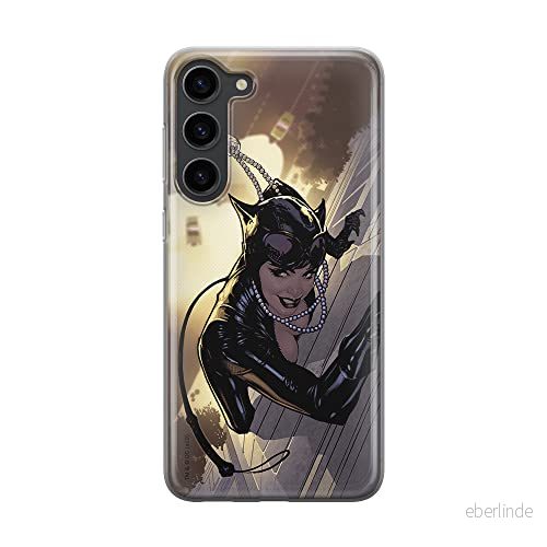 ERT GROUP mobiltelefonfodral för Samsung S23 originalt och officiellt licensierat DC mönster Catwoman 006 optimalt anpassad till formen på mobiltelefonen, fodral tillverkad av TPU plast 5905511431945