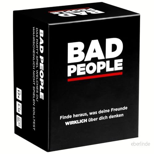 Bad PEOPLE Dyce Games tyska spelkväll vuxna rolig vad tror de andra om dig? Partyspel 3 galna spelvarianter brädspel För 10 spelare från 17 år 856732007387
