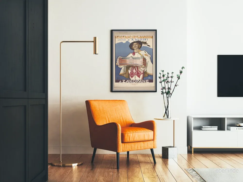 Vintageposter för sanatorium för lungsjukdomar i Zakopane - Bild 2