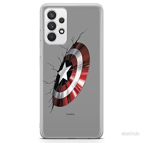 ERT GROUP mobiltelefonfodral för Samsung A32 4G LTE originalt och officiellt licensierat Marvel mönster Captain America 023 anpassad till formen på mobiltelefonen, fodral tillverkad av TPU plast 5903040470206