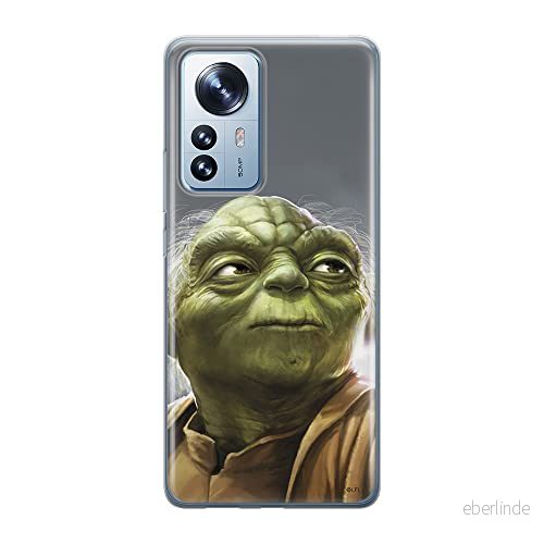 ERT GROUP mobiltelefonfodral för Xiaomi 12 PRO originalt och officiellt licensierat Star Wars mönster Yoda 006 optimalt anpassad till formen på mobiltelefonen, fodral tillverkad av TPU plast 5905511518097