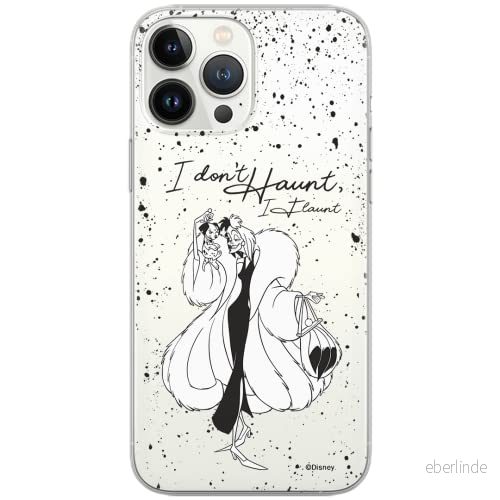 ERT GROUP mobiltelefonfodral för Xiaomi Redmi Note 11 Pro 5G/11 4G originalt och officiellt licensierat Disney mönster Cruella and Puppy 001, gedeeltelijk transparant 5904805642333