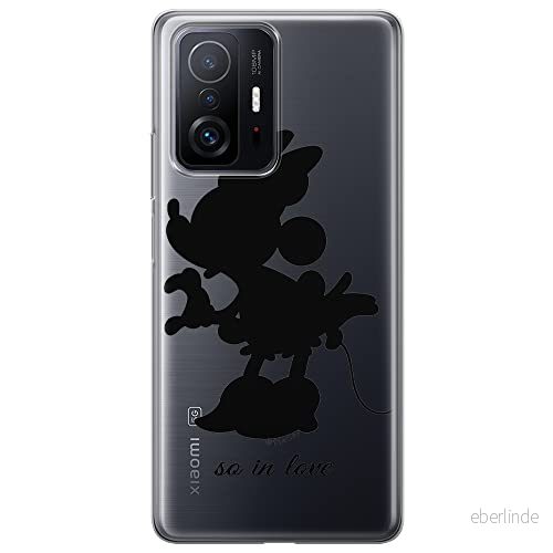 ERT GROUP mobiltelefonfodral för Xiaomi 11T 5G / PRO originalt och officiellt licensierat Disney mönster Minnie 002 optimalt anpassad till formen på mobiltelefonen, gedeeltelijk transparant 5904805561856