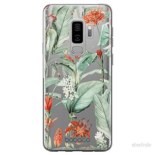 ERT GROUP mobiltelefonfodral för Samsung S9 PLUS originalt och officiellt licensierat Babaco mönster Flowers 048 optimalt anpassad till formen på mobiltelefonen, gedeeltelijk transparant 5905131340115