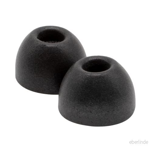 Comply TrueGrip Pro minnesskum tips för Sennheiser True Wireless Earbuds Tillverkade av bekvämt en säker passform 3 x par (liten) 655942380439