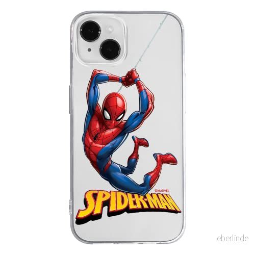 ERT GROUP mobiltelefonfodral för Apple Iphone 14 PLUS originalt och officiellt licensierat Marvel mönster Spider Man 019 optimalt anpassad till formen på mobiltelefonen, gedeeltelijk transparant 5905131900708