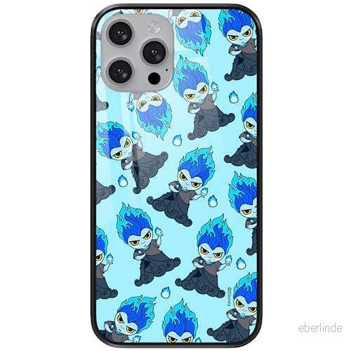ERT GROUP mobiltelefonfodral för Apple Iphone 13 PRO MAX originalt och officiellt licensierat Disney mönster Hades 002 tillverkad av härdat glas, skyddsfodral 5905131423658