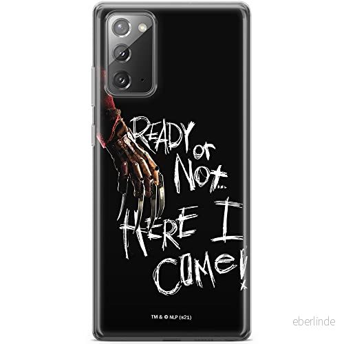 ERT GROUP mobiltelefonfodral för Samsung GALAXY NOTE 20 originalt och officiellt licensierat Horror mönster Nightmare of Elm Street 001, fodral tillverkad av TPU plast 5905511069728