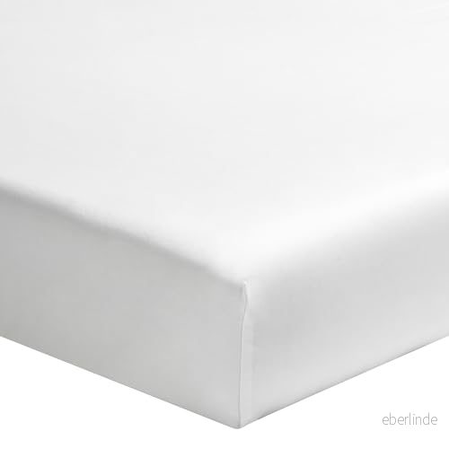Essix Royal Line spännlakan, perkalbomull, vit, 160 x 220 cm 3359100147960