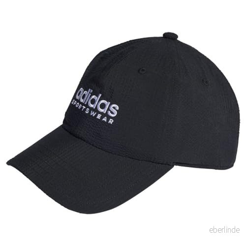 adidas Unisex Vuxen Seersucker Dad Cap, black/white, XS 4067886772878