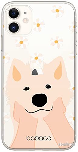 ERT GROUP mobiltelefonfodral för Iphone 11 originalt och officiellt licensierat Babaco mönster Dogs 010 optimalt anpassad till formen på mobiltelefonen, gedeeltelijk transparant 5905131029027