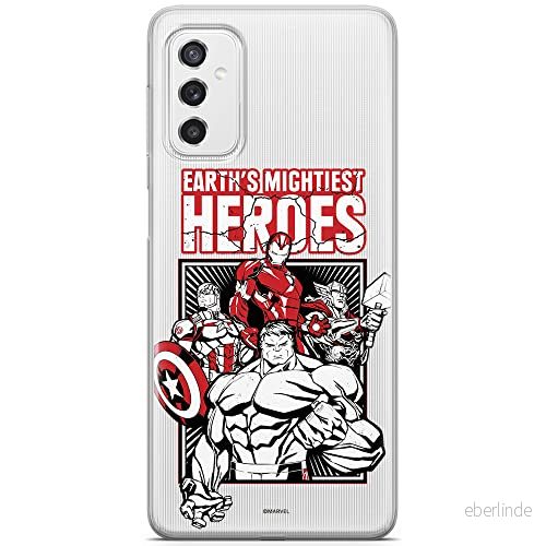 ERT GROUP mobiltelefonfodral för Samsung M52 5G originalt och officiellt licensierat Marvel mönster Avengers 005 optimalt anpassad till formen på mobiltelefonen, gedeeltelijk transparant 5904805495892