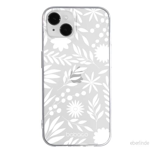 ERT GROUP mobiltelefonfodral för Samsung A51 originalt och officiellt licensierat Babaco mönster Flowers 023 Vit optimalt anpassad till formen på mobiltelefonen, gedeeltelijk transparant 5904805805387