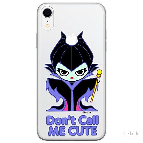 ERT GROUP mobiltelefonfodral för Iphone XR originalt och officiellt licensierat Disney mönster Maleficent 003 optimalt anpassad till formen på mobiltelefonen, gedeeltelijk transparant 5905131478610
