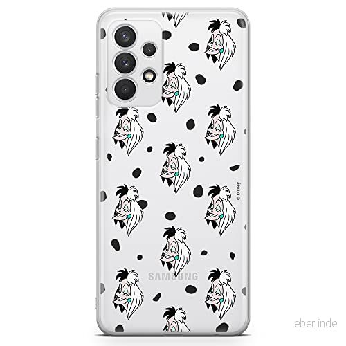 ERT GROUP mobiltelefonfodral för Samsung A32 4G LTE originalt och officiellt licensierat Disney mönster Cruella 005 optimalt anpassad till formen på mobiltelefonen, gedeeltelijk transparant 5903040467572