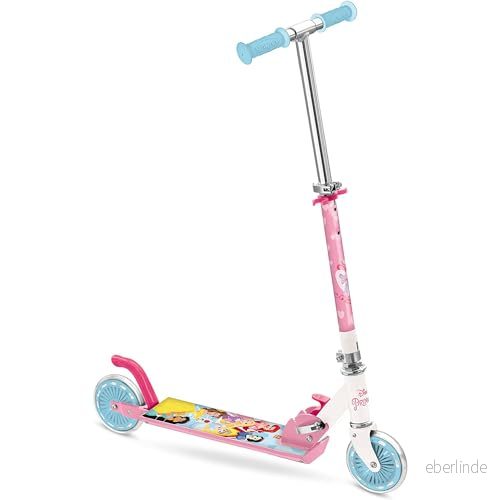 Mondo Leksaker PRINCESS DISNEY ALU SCOOTER 2 hjul vikbar aluminium med extra grepp och justerbart styre för barn 8001011280148