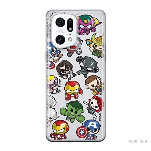 ERT GROUP mobiltelefonfodral för Oppo FIND X5 PRO originalt och officiellt licensierat Marvel mönster Avengers 024 optimalt anpassad till formen på mobiltelefonen, gedeeltelijk transparant 5905511414672