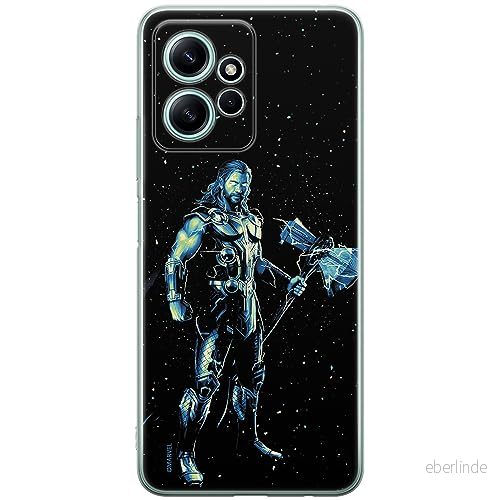 ERT GROUP mobiltelefonfodral för Xiaomi REDMI NOTE 12 4G originalt och officiellt licensierat Marvel mönster Thor 004 optimalt anpassad till formen på mobiltelefonen, fodral tillverkad av TPU plast 5905511944018