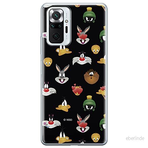 ERT GROUP mobiltelefonfodral för Xiaomi REDMI NOTE 10 PRO originalt och officiellt licensierat Looney Tunes mönster 007 optimalt anpassad till formen på mobiltelefonen, fodral tillverkad av TPU plast 5903932817225