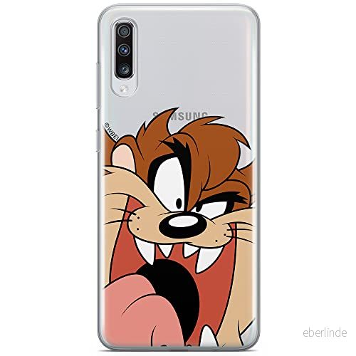 ERT GROUP mobiltelefonfodral för Samsung A70 originalt och officiellt licensierat Looney Tunes mönster Tasmanian 001 optimalt anpassad till formen på mobiltelefonen, gedeeltelijk transparant 5902980472677