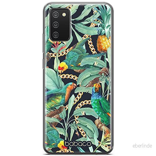 ERT GROUP mobiltelefonfodral för Samsung A02S originalt och officiellt licensierat Babaco mönster Flowers 058 optimalt anpassad till formen på mobiltelefonen, fodral tillverkad av TPU plast 5905131368812