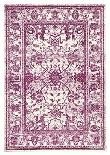 Zala Living kort flor velour matta glorious violett kräm, 70 x 140 cm 4260425288568 Zala Living kort flor velour matta glorious violett kräm, 70 x 140 cm 4260425288568