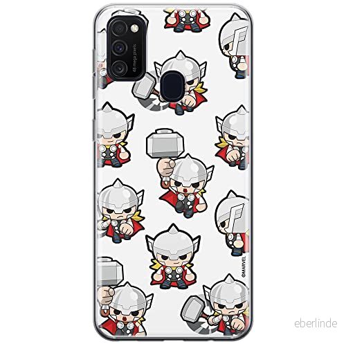 ERT GROUP mobiltelefonfodral för Samsung M21 originalt och officiellt licensierat Marvel mönster Thor 007 optimalt anpassad till formen på mobiltelefonen, fodral tillverkad av TPU plast 5904805169069