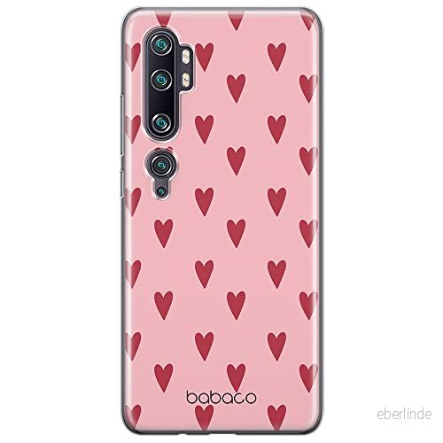 ERT GROUP mobiltelefonfodral för Xiaomi MI NOTE 10 / PRO originalt och officiellt licensierat Babaco mönster Hearts 004, fodral tillverkad av TPU plast 5904805016837