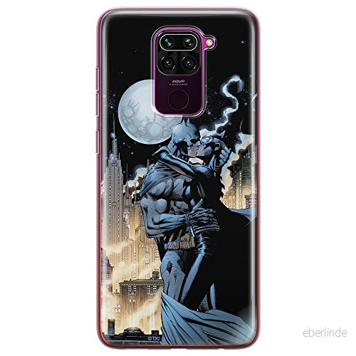ERT GROUP mobiltelefonfodral för Xiaomi REDMI NOTE 9 originalt och officiellt licensierat DC mönster Batman 005 optimalt anpassad till formen på mobiltelefonen, fodral tillverkad av TPU plast 5903040336670