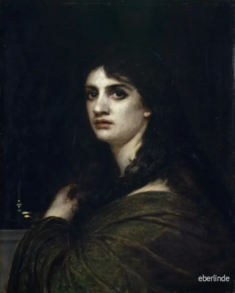 Målning Melankoli - Arnold Böcklin | Konsttryck - Bild 2