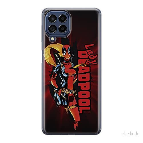 ERT GROUP mobiltelefonfodral för Samsung M33 5G originalt och officiellt licensierat Marvel mönster Deadpool 009 optimalt anpassad till formen på mobiltelefonen, fodral tillverkad av TPU plast 5905511342357