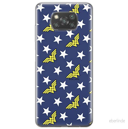 ERT GROUP mobiltelefonfodral för Xiaomi POCOPHONE X3 originalt och officiellt licensierat DC mönster Wonder Woman 007 optimalt anpassad till formen på mobiltelefonen, fodral tillverkad av TPU plast 5903537125053