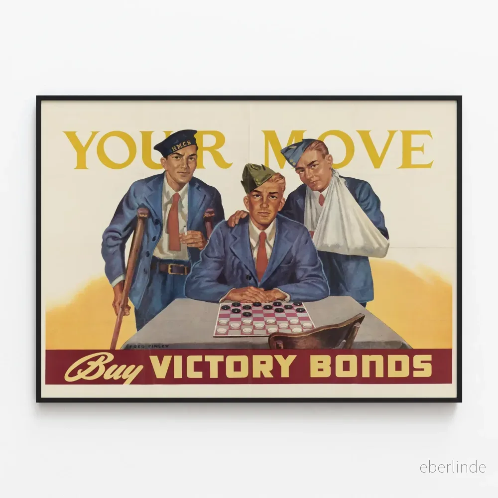 Vintage militärposter – Ditt drag, köp vinstobligationer Vintage militärposter – Ditt drag, köp vinstobligationer
