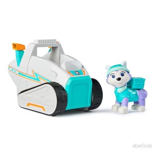 PAW Patrol Basfordon 2.0 Everest Snöplog med rörlig klo och Everest-figur 681147037588