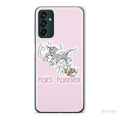 ERT GROUP mobiltelefonfodral för Samsung M13 4G originalt och officiellt licensierat Tom & Jerry mönster 010 optimalt anpassad till formen på mobiltelefonen, fodral tillverkad av TPU plast 5905511334253