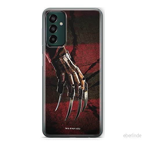 ERT GROUP mobiltelefonfodral för Samsung M13 4G originalt och officiellt licensierat Horror mönster Nightmare of Elm Street 002 anpassad till formen på mobiltelefonen, fodral tillverkad av TPU plast 5905511337964