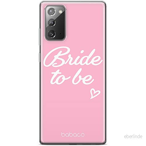 ERT GROUP mobiltelefonfodral för Samsung GALAXY NOTE 20 originalt och officiellt licensierat Babaco mönster Bride to be 001 anpassad till formen på mobiltelefonen, fodral tillverkad av TPU plast 5904805766602