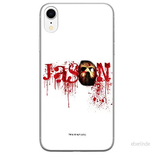 ERT GROUP mobiltelefonfodral för Iphone XR originalt och officiellt licensierat Horror mönster Friday the 13th 001 optimalt anpassad till formen på mobiltelefonen, fodral tillverkad av TPU plast 5905511097387