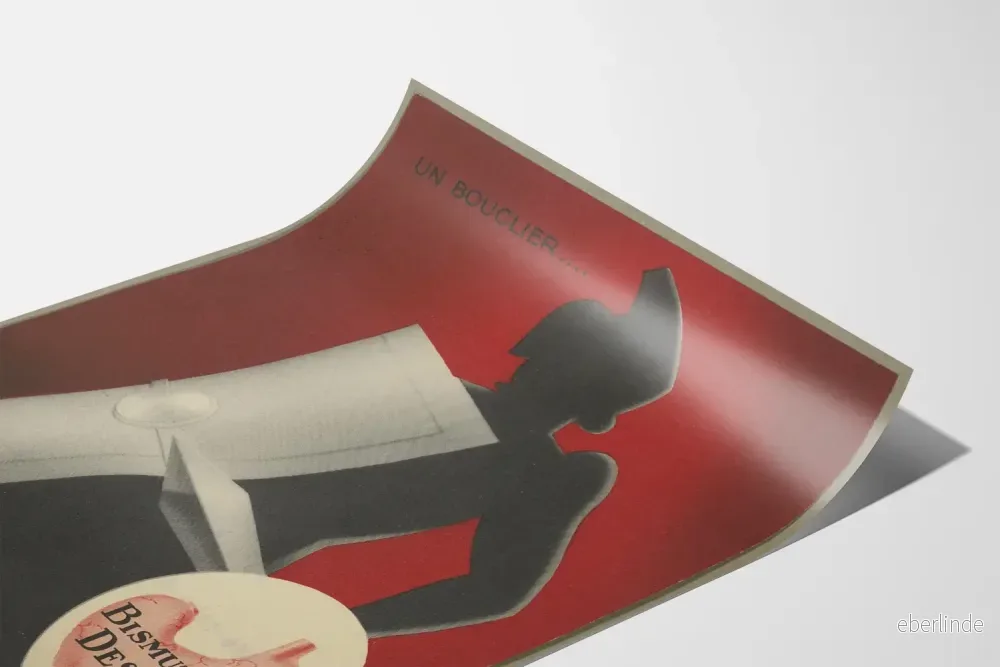 Vintage reklamposter Bismuth Desleaux - Mag- och tarmförband - Bild 3