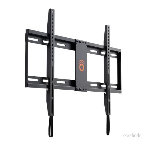 ECHOGEAR SlimView Fast TV väggmontering med låg profil för apparater upp till 80 tum rymmer din enda 3,2 cm från dragsträngens låssystem enkel kabelåtkomst stort hårdvarusortiment 793795531421