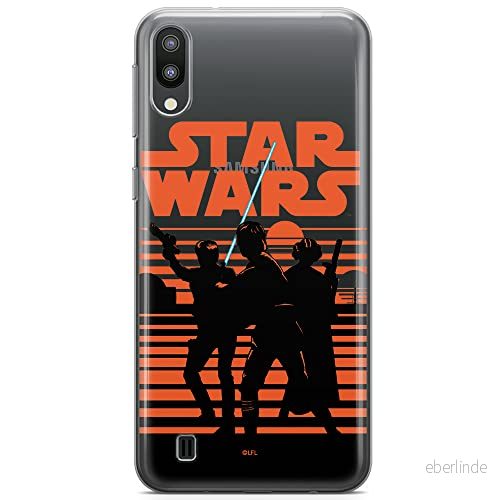 ERT GROUP mobiltelefonfodral för Samsung M10 originalt och officiellt licensierat Star Wars mönster 026 optimalt anpassad till formen på mobiltelefonen, gedeeltelijk transparant 5903537325545