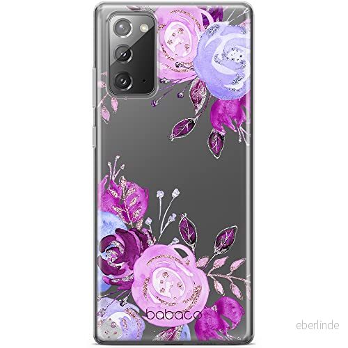 ERT GROUP mobiltelefonfodral för Samsung GALAXY NOTE 20 originalt och officiellt licensierat Babaco mönster Flowers 005 optimalt anpassad till formen på mobiltelefonen, gedeeltelijk transparant 5904805386251