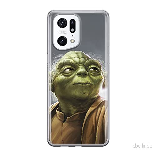 ERT GROUP mobiltelefonfodral för Oppo FIND X5 PRO originalt och officiellt licensierat Star Wars mönster Yoda 006 optimalt anpassad till formen på mobiltelefonen, fodral tillverkad av TPU plast 5905511401733